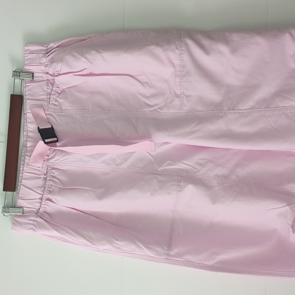 Free People Movement Light Pink Slouchy Low Rise Women's Jogger Pants Size Large - Picture 6 of 9